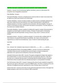 ISM 3541 FSU Exam 1 Questions with Correct Answers Latest Update 2025&sol;2026