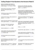Coding Chapter 6 Test Questions And Answers Rated A