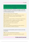 UTA Family 3 Diabetes Questions and  Correct Answers&sol; Latest Update &sol; Already  Graded