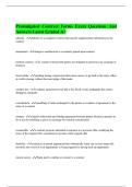 Promulgated Contract Forms Exam Questions And Answers Latest Graded A&plus;