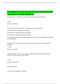 Promulgated Contract Forms Practice Exam Questions And Answers Latest Graded A&plus;