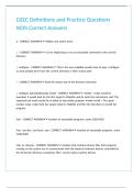 GSEC Definitions and Practice Questions With Correct Answers 