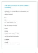 GSEC EXAM QUESTIONS WITH CORRECT ANSWERS