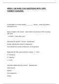 WEEK 1 OB NURS 1230 QUESTIONS WITH 100&percnt; CORRECT ANSWERS&period;
