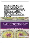 Mccance&colon; Pathophysiology &ndash; The Biologic Basis for Disease in Adults and Children &lpar;8th Edition&rpar; &vert; Test Bank Material