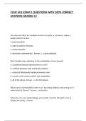 COUC 601 EXAM 1 QUESTIONS WITH 100&percnt; CORRECT ANSWERS GRADED A&plus;