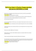 NGN Case Study 2&colon; Practice Change &vert; Verified Questions & Correct Detailed Answers &vert; Latest A&plus; Grade &vert; 2025&sol;2026 Edition