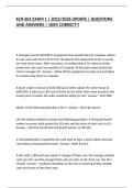 ECN 601 EXAM 1 &vert; 2025&sol;2026 UPDATE &vert; QUESTIONS AND ANSWERS &vert; 100&percnt; CORRECT&excl;&excl;