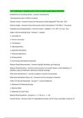 ACCT 3309 Exam 1 Questions with Correct Answers Latest Update 2025&sol;2026