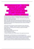 WGU Employment Law - C233 EXAM QUESTIONS WITH CORRECT SOLUTIONS&vert;&vert;UPDATED 2025&sol;2026&vert;&vert;ALREADY GRADED A&plus;&vert;&vert;100&percnt; GUARANTEED VERSION&vert;&vert;<<NEWEST VERSION>