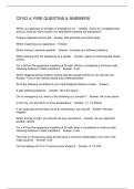 CEVO 4 FIRE QUESTINS & ANSWERS