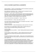 CEVO COURSE QUESTINS & ANSWERS