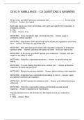 CEVO 5 AMBULANCE &ndash; CS QUESTIONS & ANSWERS