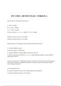 FPC CFRN - REVIEW EXAM - VERSION A