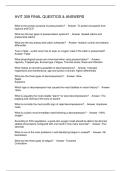 AVIT 309 FINAL QUESTIOS & ANSWERS