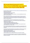 RN Concept-Based Assessment Level 2 &ndash; Online Practice B &lpar;2025&sol;2026 Latest Update&rpar; &vert;  Complete Exam Prep & Verified Q&A PDF