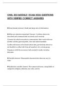 CNSL 503 MODULE 1 EXAM 2026 QUESTIONS WITH VERIFIED CORRECT ANSWERS