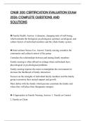 CNUR 300 CERTIFICATION EVALUATION EXAM 2026 COMPLETE QUESTIONS AND SOLUTIONS
