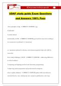UDAP study guide Exam Questions and Answers 100&percnt; Pass