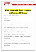 UDAP Study Guide Exam Questions and Answers 100&percnt; Pass