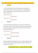 Nurs 6301 Final Exam Study Guide Questions and Answers&period;