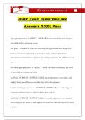 UDAP Exam Questions and Answers 100&percnt; Pass