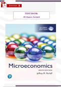 TEST BANK for Microeconomics&comma; 7th Edition by Jeffrey M&period; Perloff &ndash; Complete Exam Questions & Answers &ndash; A&plus; Study Resource