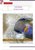 TEST BANK for Introduction to Marine Biology&comma; 4th Edition by Karleskint &ndash; Complete Exam Questions & Answers &ndash; A&plus; Study Resource