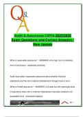 Audit & Assurance &vert; CIPFA-AUD &vert; 52 Exam Questions &vert; Risk&comma; ISA&comma; VFM&comma; Fraud&comma; Internal Audit &vert; CIPFA