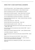 INIWIC TEST 3 VADS QUESTIONS & ANSWERS