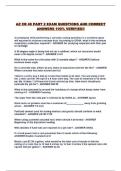 AZ CR 48 PART 2 EXAM QUESTIONS AND CORRECT ANSWERS 100&percnt; VERIFIED&excl;&excl;