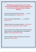 NPS Phlebotomy Exam Version 1& 2 &lpar;2 Latest  Versions&rpar; Newest 2026 With Complete Questions And  Correct Answers &vert;Already Graded A&plus;&vert;&vert;Newest  Version&excl;&excl;&excl;&vert; 