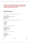 NUR 155 Exam 2 – Complete Nursing Study Guide & Practice Questions | Updated 2026 Review