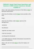 GMS6401 Renal Final Exam Questions and  Answers &lpar;100&percnt; Correct Answers&rpar; Already  Graded A&plus; 