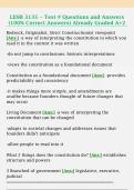 LENB 3135 -- Test &num; 2  Questions and Answers  &lpar;100&percnt; Correct Answers&rpar; Already Graded A&plus;