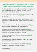 RHM 175 Exam &num;3 Questions and Answers  &lpar;100&percnt; Correct Answers&rpar; Already Graded A&plus;