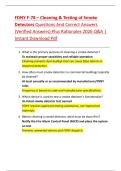 FDNY F-78 &ndash; Cleaning & Testing of Smoke  Detectors Questions And Correct Answers  &lpar;Verified Answers&rpar; Plus Rationales 2026 Q&A &vert;  Instant Download Pdf 