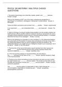 PSYCH 120 MIDTERM 1 MULTIPLE CHOICE QUESTIONS