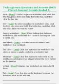 Tech app exam Questions and Answers &lpar;100&percnt;  Correct Answers&rpar; Already Graded A&plus; 