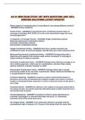AU 61 NEW EXAM STUDY SET WITH QUESTIONS AND 100&percnt; VERIFIED SOLUTIONS LATEST UPDATE&excl;&excl;