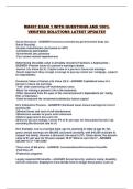 RM497 EXAM 1 WITH QUESTIONS AND 100&percnt; VERIFIED SOLUTIONS LATEST UPDATE&excl;&excl;
