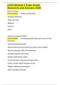 CAFS Module 2 Exam Actual Questions and Answers 2026&period;docx