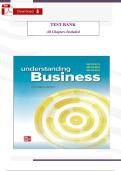 Test Bank for Understanding Business&comma; 13th Edition by William Nickels&comma; Jim McHugh & Susan McHugh &vert; Complete Exam Questions & Answers