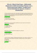 NR 576 &sol; NR576 Final Exam &ndash; Differential  Diagnosis in Adult-Gerontology Primary Care &vert;  Latest 2025&sol;2026 Update &vert; Verified 100&percnt;  Correct Questions & Answers &vert; Grade A &vert;  Chamberlain  