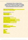 Chamberlain NR 576&sol; NR567 Final &ndash;  Differential Diagnosis in Adult-Gerontology  Primary Care &vert; 2025&sol;2026 Update &vert; Verified  Correct Questions & Answers &vert; Grade A 
