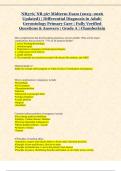 NR576&sol; NR 567 Midterm Exam &lpar;2025&ndash;2026  Updated&rpar; &vert; Differential Diagnosis in Adult Gerontology Primary Care &vert; Fully Verified  Questions & Answers &vert; Grade A &vert; Chamberlain 