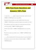 EKG Final Exam Questions and Answers 100&percnt; Pass