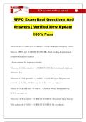 RPPO Exam Real Questions And Answers &vert; Verified New Update 100&percnt; Pass
