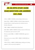 3M 302 RPPO STUDY GUIDE EXAM QUESTIONS AND ANSWERS 100&percnt; PASS