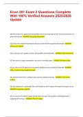Econ 201 Exam 2 Questions Complete With 100&percnt; Verified Answers 2025&sol;2026 Update &vert;&vert; Verified Econ 201 Questions